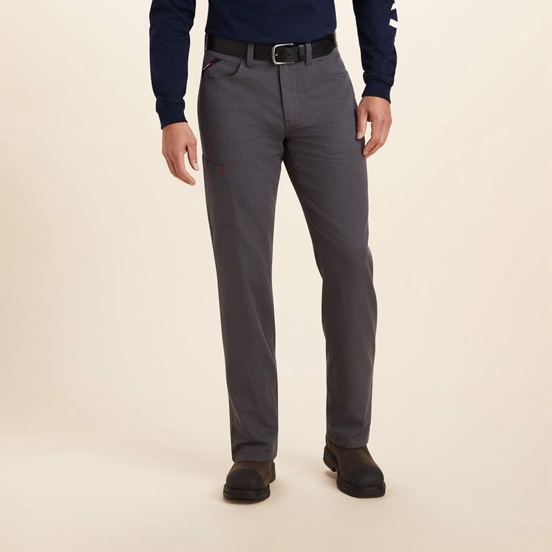 Ariat Fr M4 Relaxed Crossfire Straight Pant Szare Polska | GHDYIE-680 - Kliknij obrazek, aby zamknąć