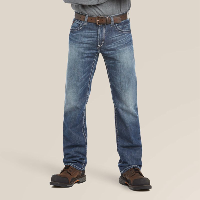 Ariat Fr M4 Relaxed Ridgeline Boot Cut Jean Glacier Polska | XWKDSO-071 - Kliknij obrazek, aby zamknąć