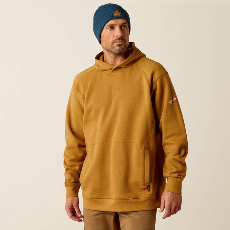 Ariat Fr Rev Pullover Hoodie Brązowe Polska | SJNXIM-061 - Kliknij obrazek, aby zamknąć