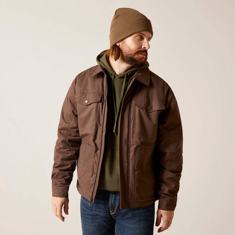 Ariat Grizzly 2.0 Canvas Conceal And Carry Jacket Bracken Polska | MDFWPE-816 - Kliknij obrazek, aby zamknąć