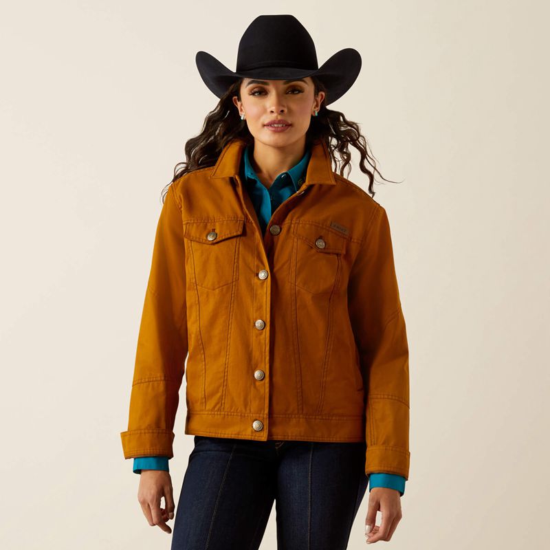 Ariat Grizzly Rancher Jacket Chestnut Horse Polska | GBMQUA-835 - Kliknij obrazek, aby zamknąć