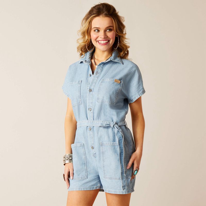Ariat Herringbone Romper Virginia Polska | VFDKHQ-538 - Kliknij obrazek, aby zamknąć