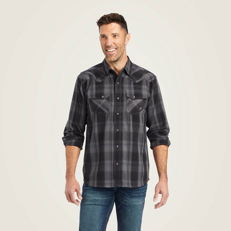 Ariat Herrold Retro Fit Shirt Czarne Polska | SXAEMO-458 - Kliknij obrazek, aby zamknąć