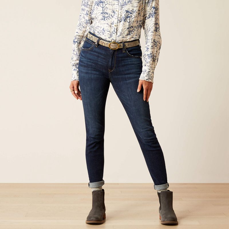 Ariat High Rise Bridle Skinny Jeans Puerto Rico Polska | XNGUVS-481 - Kliknij obrazek, aby zamknąć