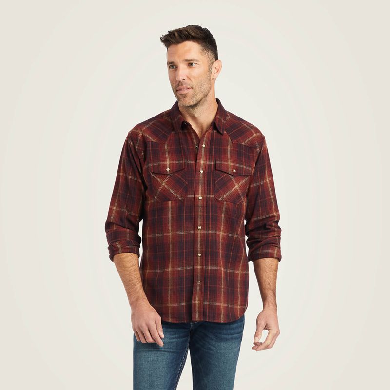 Ariat Hiller Retro Fit Shirt Rubaiyat Polska | TWFKBL-584 - Kliknij obrazek, aby zamknąć