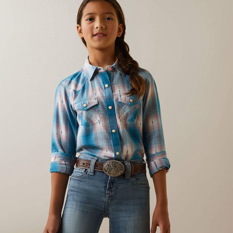 Ariat Idabel Shirt Idabel Plaid Polska | CYQLXU-591 - Kliknij obrazek, aby zamknąć