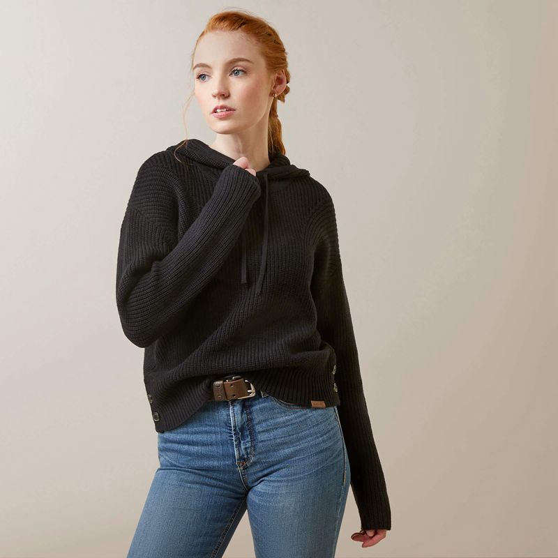 Ariat Los Altos Sweater Czarne Polska | AFJECS-302 - Kliknij obrazek, aby zamknąć