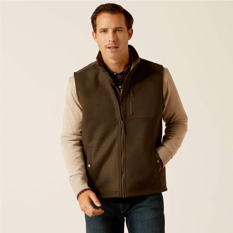 Ariat Millbrae Vest Earth Polska | FVQPMA-896 - Kliknij obrazek, aby zamknąć