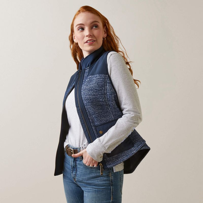 Ariat Millbrae Vest Granatowe Polska | YSMUHN-097 - Kliknij obrazek, aby zamknąć