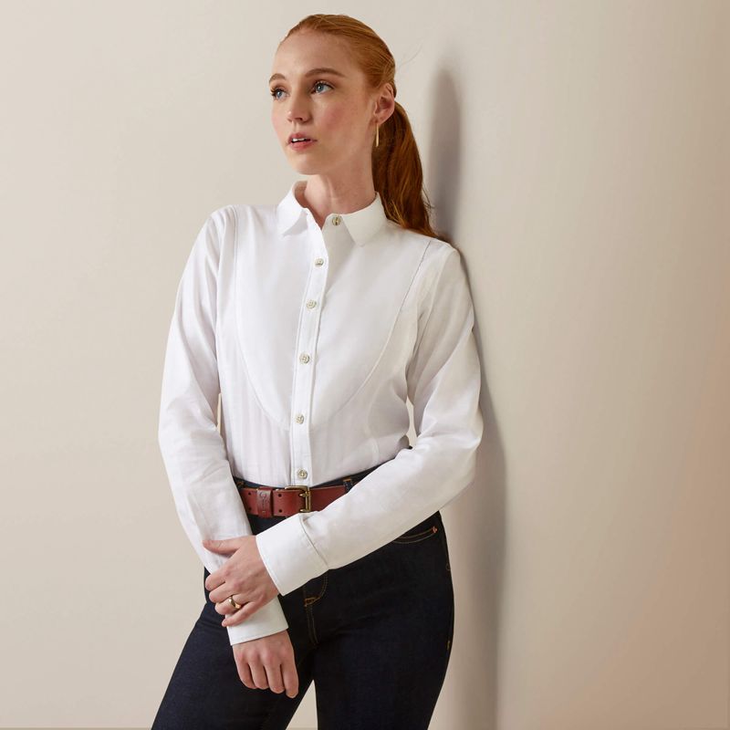 Ariat Muir Blouse Białe Polska | NQXJZO-438 - Kliknij obrazek, aby zamknąć