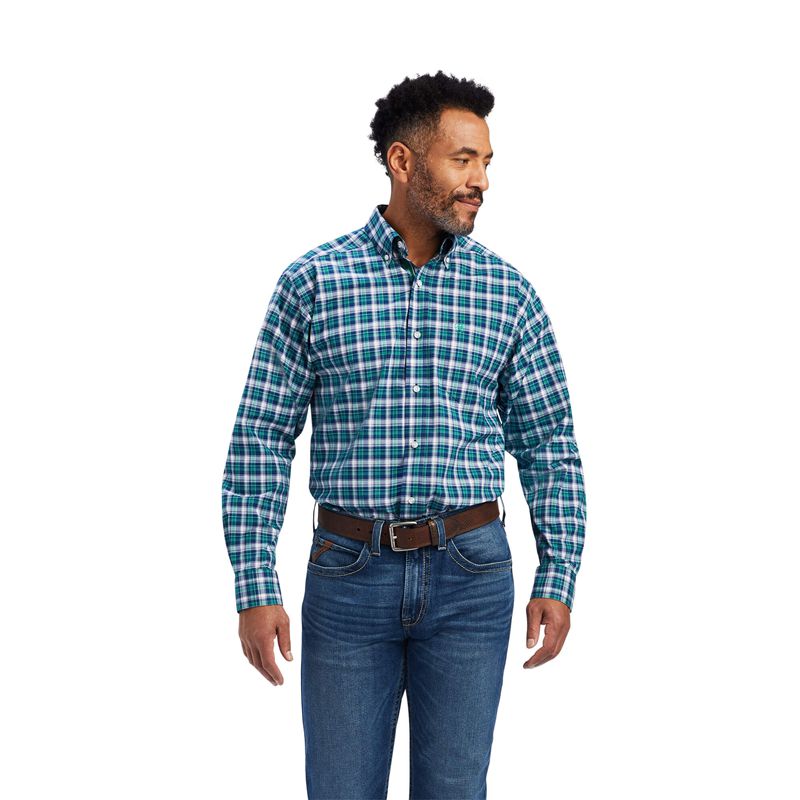 Ariat Pro Series Brantleigh Stretch Classic Fit Shirt Jelly Bean Polska | XZCBGD-692 - Kliknij obrazek, aby zamknąć