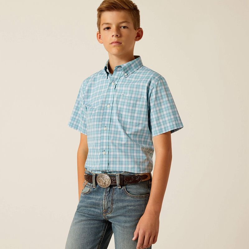 Ariat Pro Series Erin Classic Fit Shirt Niebieskie Polska | CAKBFO-395 - Kliknij obrazek, aby zamknąć