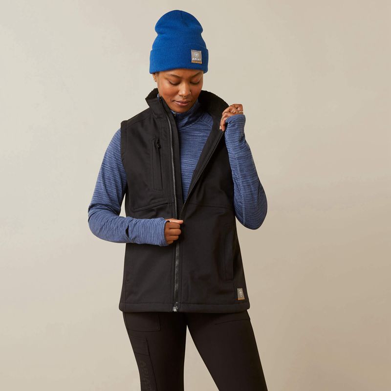 Ariat Rebar Duracanvas Insulated Vest Czarne Polska | ANRBCY-819 - Kliknij obrazek, aby zamknąć