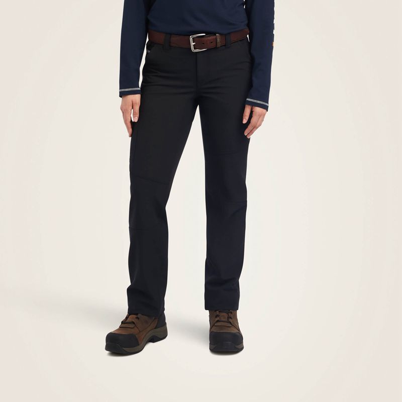 Ariat Rebar Durastretch Dritek Softshell Straight Pant Czarne Polska | HPFGAU-107 - Kliknij obrazek, aby zamknąć