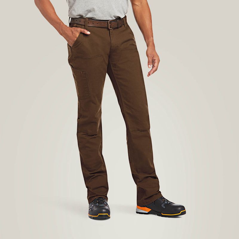 Ariat Rebar M4 Low Rise Durastretch Made Tough Double Front Stackable Straight Leg Pant Wren Polska | EQKCMI-876 - Kliknij obrazek, aby zamknąć