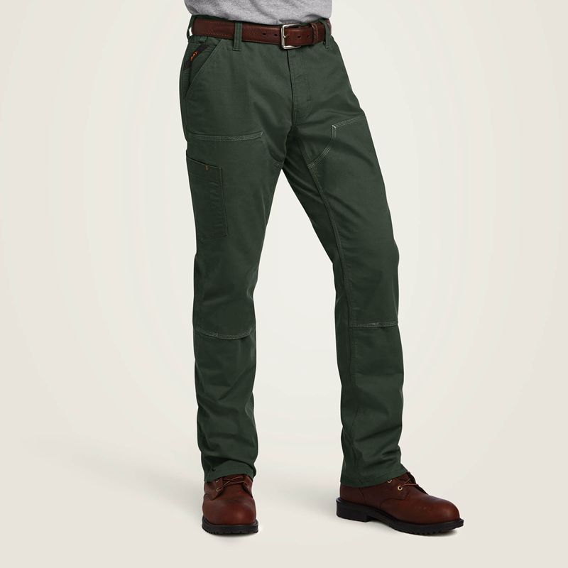 Ariat Rebar M4 Low Rise Durastretch Made Tough Double Front Stackable Straight Leg Pant Jasny Polska | JVUFMW-723 - Kliknij obrazek, aby zamknąć