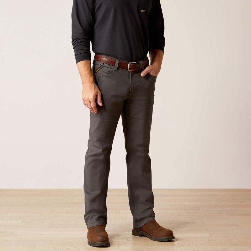 Ariat Rebar M5 Straight Durastretch Made Tough Straight Pant Szare Polska | DAIMHS-462 - Kliknij obrazek, aby zamknąć