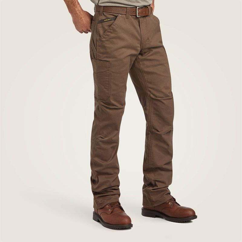 Ariat Rebar M5 Straight Durastretch Washed Twill Dungaree Straight Leg Pant Wren Polska | JZHVQC-250 - Kliknij obrazek, aby zamknąć