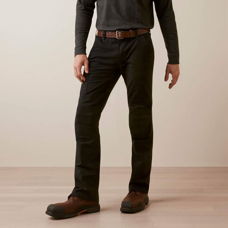 Ariat Rebar M5 Straight Made Tough Knee Guardian Straight Czarne Polska | TFOLMY-823 - Kliknij obrazek, aby zamknąć