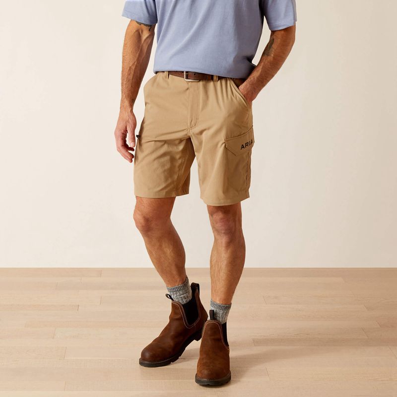 Ariat Rebar Workflow Ultralight Short Khaki Polska | MPIXUC-137 - Kliknij obrazek, aby zamknąć