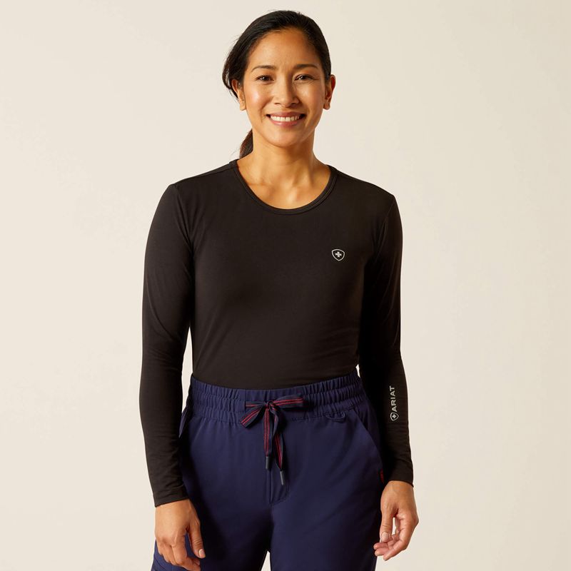 Ariat Soft Touch Underscrub Baselayer Czarne Polska | EPSFOM-074 - Kliknij obrazek, aby zamknąć