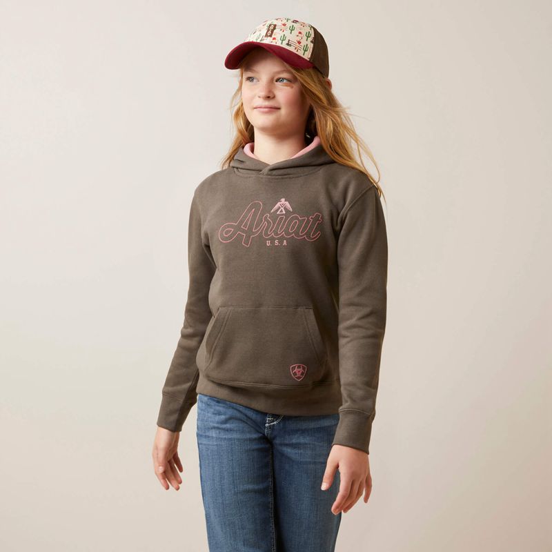 Ariat Thunderbird Sweatshirt Banyan Bark Polska | FDTVYU-835 - Kliknij obrazek, aby zamknąć