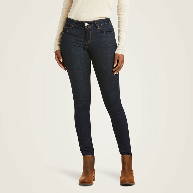 Ariat Ultra Stretch Perfect Rise Sidewinder Skinny Jean Rinse Polska | PUEHRQ-926 - Kliknij obrazek, aby zamknąć