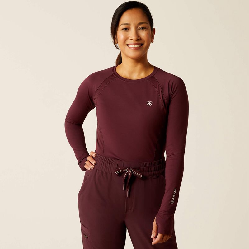 Ariat Venttek Underscrub Baselayer Winetasting Polska | CDLTEW-328 - Kliknij obrazek, aby zamknąć