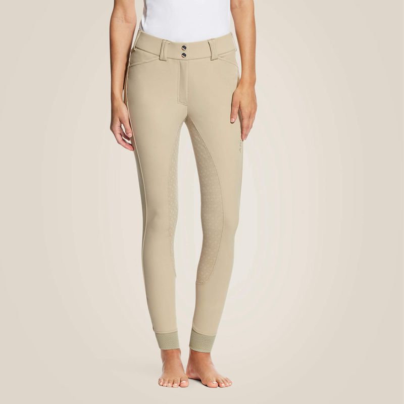Ariat Wms Tri Factor Grip Full Seat Breech Tan Polska | EHTFSW-725 - Kliknij obrazek, aby zamknąć